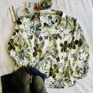 Van Heusen Tropical Print Top